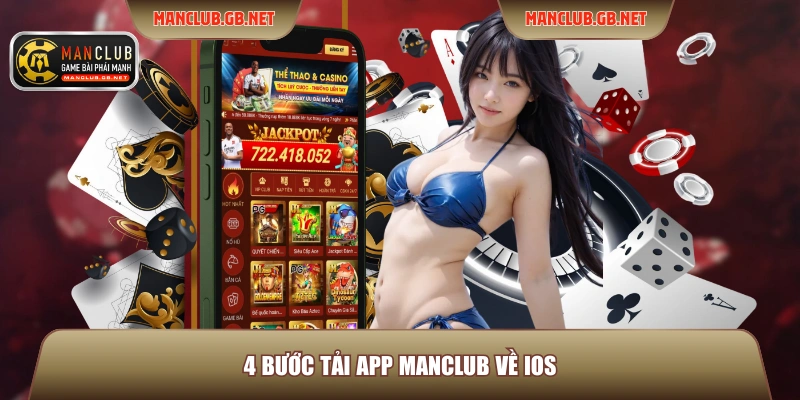 4 bước tải app ManClub về iOS
