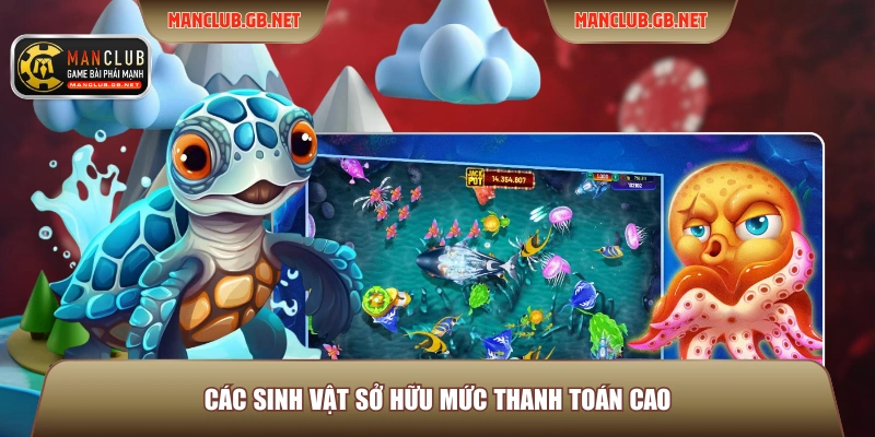Các sinh vật sở hữu mức thanh toán cao